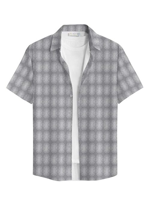 BULLMER Trendy Regular Fit Printed Causal Shirt for Men